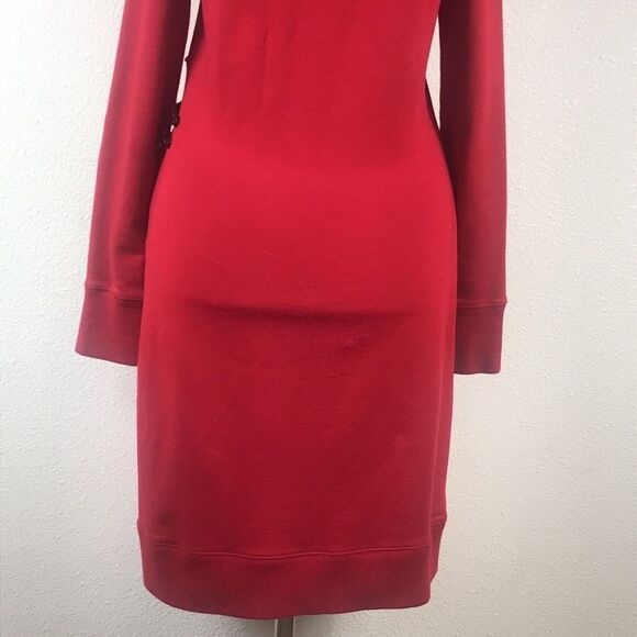 LRL LAUREN JEANS CO RALPH LAUREN RED WOMEN DRESS SIZE M - Picture 8 of 16